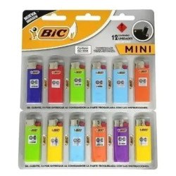 Blister Encendedor Mini Bic de 12 x 22