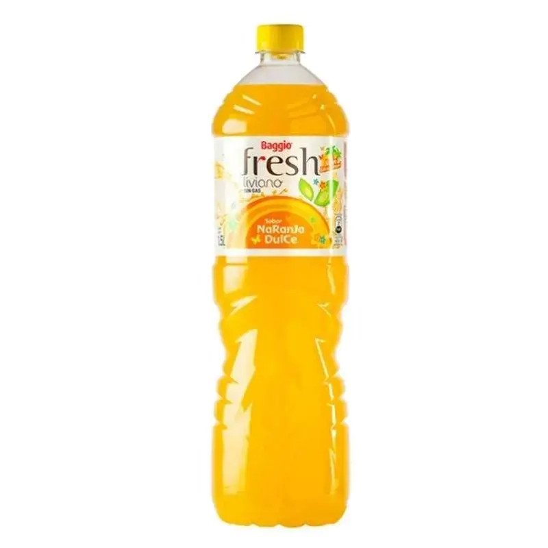 Pack Baggio FRESH AGUA SAB Naranja 6x1500