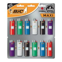 Blister Encendedor Bic Maxi de 12 x 22