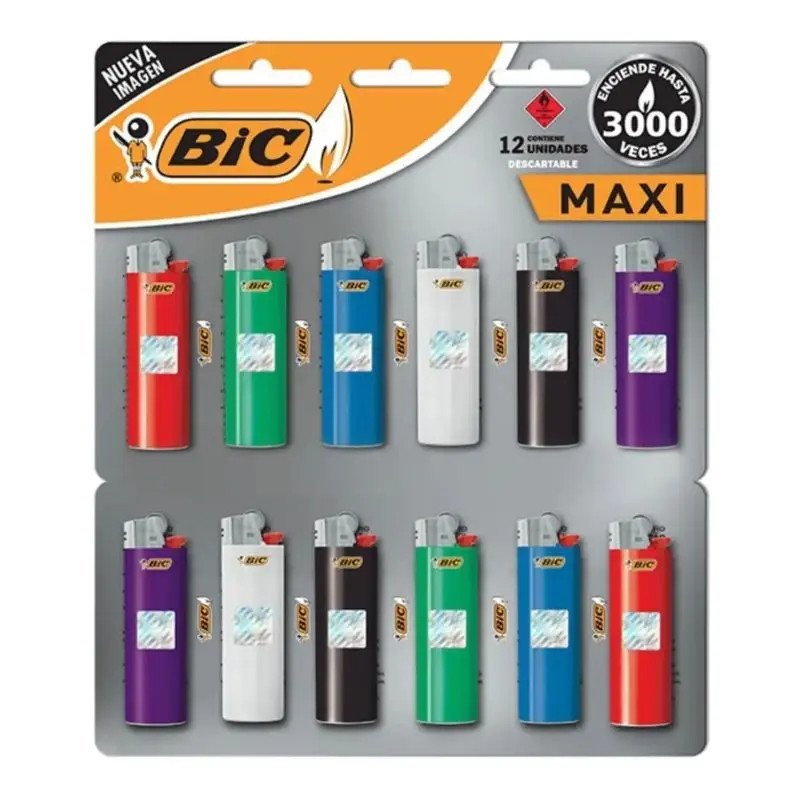 Bic Maxi 打火機吊卡 12入 x 22